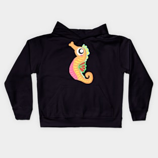 Seahorse Early Swimmer Mermaid Swimming Kids Hoodie